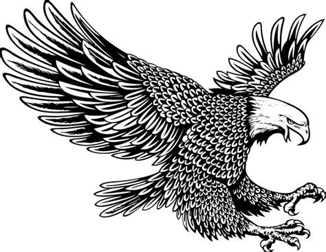 26 Eagle Tattoo Designs Black And White