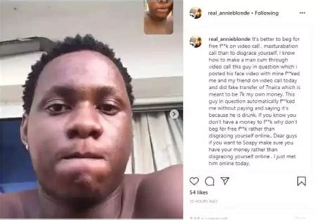 nigerian porn star posted photo of man who paid her n7 instead of n7000 for threesome see