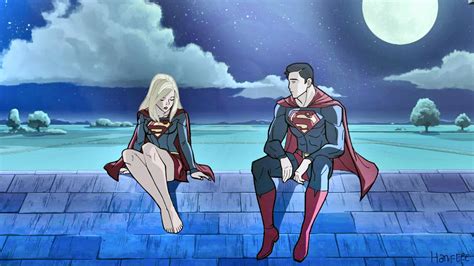 Supergirl Barefoot Commission By Haniftee On Deviantart