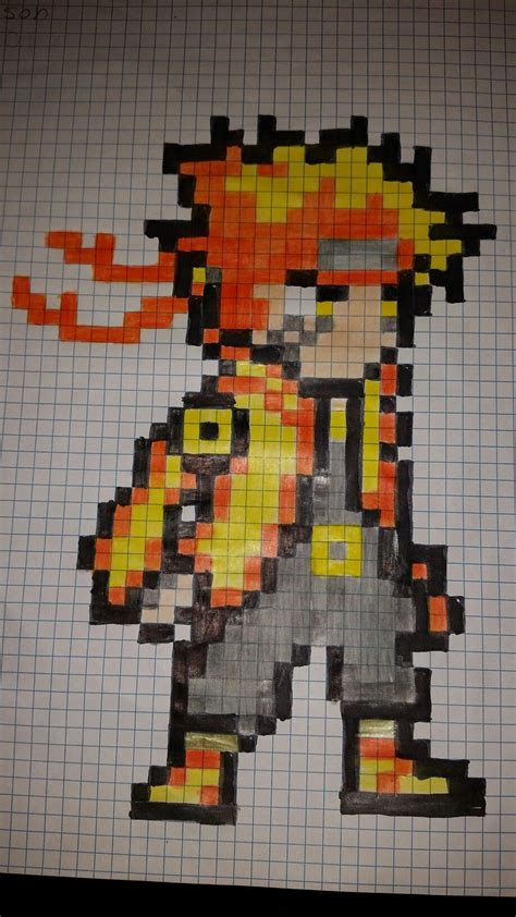 Naruto Pixel Art Dibujos En Cuadricula Dibujos Faciles Dibujos Images