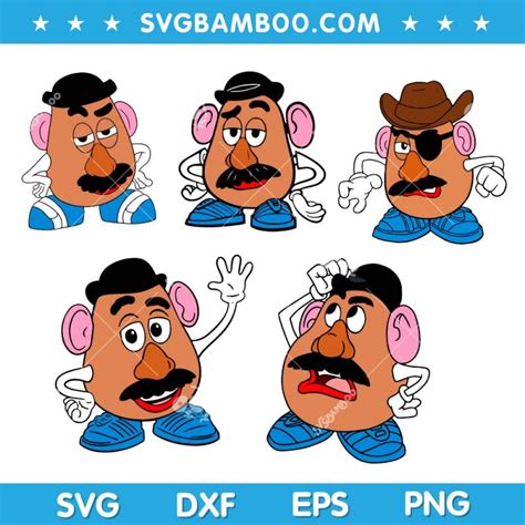 Mr Potato Head Svg Bundle Toy Story Potato Head Svg