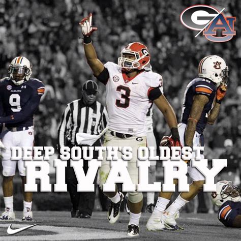 Souths Oldest Rivalry Auburn Vs Georgia Georgia Bulldogs Football