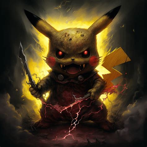 Evil Pikachu By Silentemotionn On Deviantart
