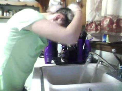 Washing De Hair In The Sink YouTube