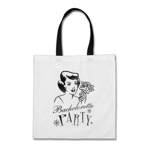 Retro Bachelorette Party Tote Bag Zazzle Bachelorette Party Tote