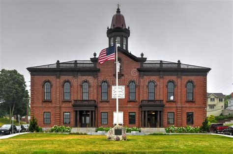 Plymouth Town Hall Plymouth Massachusetts Stock Photo Image Of