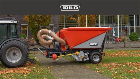 Trilo S3 Vacuum Sweeper Leaf Collector Youtube