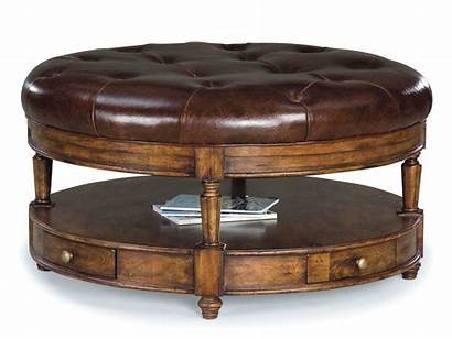 Ottoman Coffee Table Tufted Leather Tables Ottomans