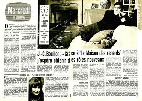COUPURE DE PRESSE Clipping Jean Claude Bouillon Françoise Giret pages EUR