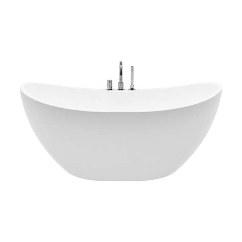 Corner bathtubs make the most of limited space. A&E Bath and Shower Retrofit White 4.6-ft. Acrylic Free ...