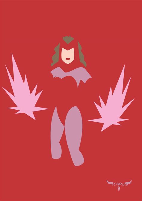 minimalist scarlet witch by elchavoman on deviantart