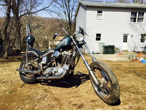 1977 Harley Davidson Xlch Sportster Ironhead Vintage Survivor Chopper