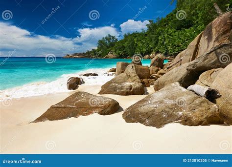 Beautiful Anse Intendance Beach At Seychelles Stock Image Image Of Lush Intendance