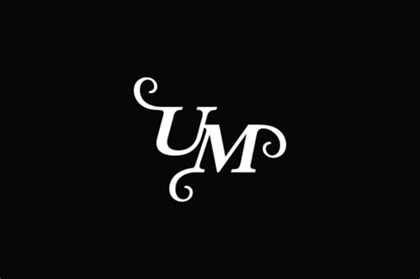 Monogram Um Logo V2 Graphic By Greenlines Studios · Creative Fabrica