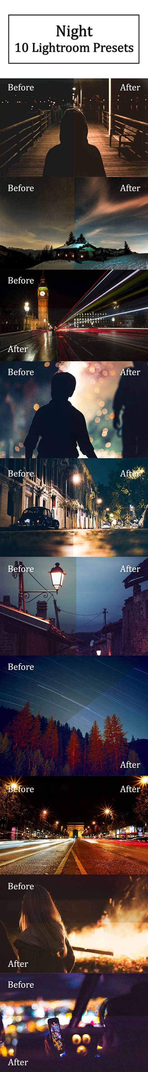 Low to high sort by. 10 Night Lightroom Presets | Lightroom presets, Lightroom ...