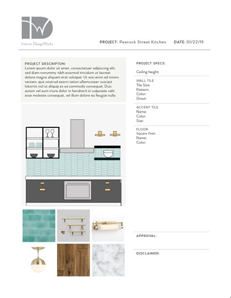 Interior Design Materials And Specifications Free Download
