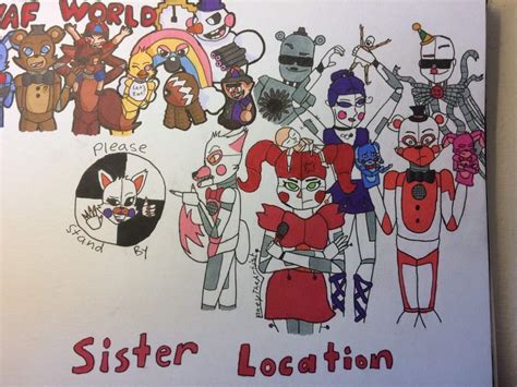 All Sister Location Characters Five Nights At Freddys Amino