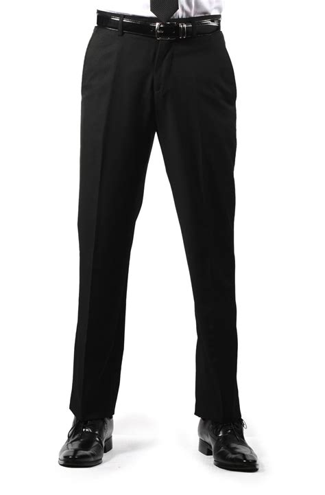 Premium Mens Mp101 Black Slim Fit Dress Pants Black Slim Fit Pants
