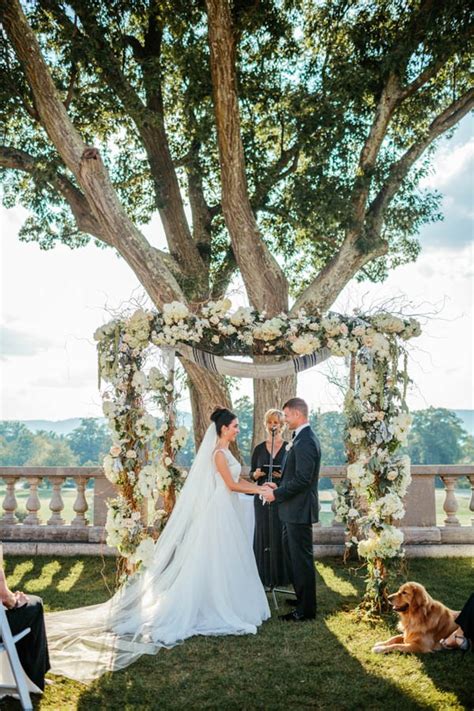 To top it off, we're loving the lush pink and coral florals taking over an elegant ballroom. Sentimental New York Wedding at Sleepy Hollow Country Club ...