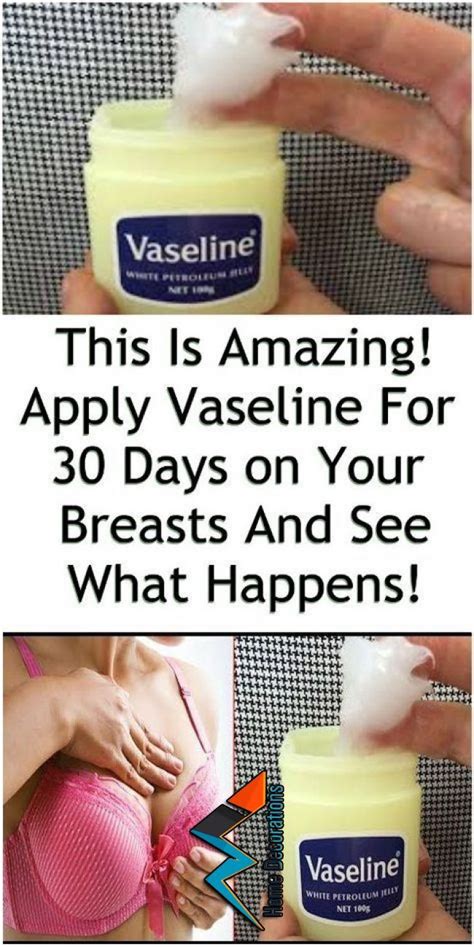 Does massaging your breast make them grow bigger? This Is Amazing! Apply Vaseline For 30 Days on Your ...