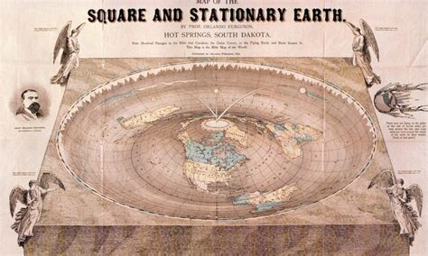 Rare Map Of Flat Earth Is Donated To Library Of Congress Daily Mail