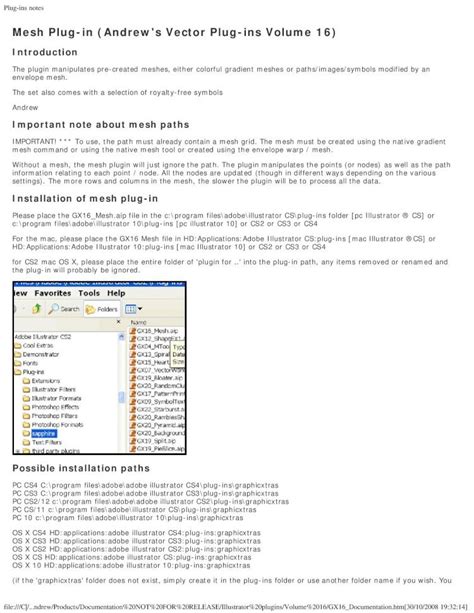 Pdf Andrew S Vector Plugin S Volume 16 Manual For Illustrator Dokumen Tips