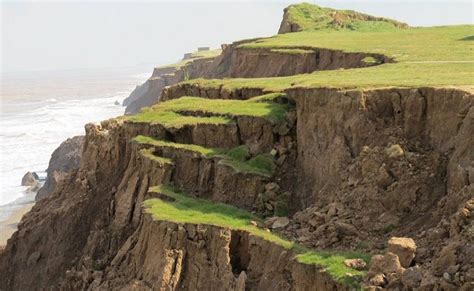 Holderness Coast Major Cliff Landslides Every Six Years Bbc News
