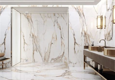 Gold Marble Effect 60x120cm Wall And Floor Porcelain Tile Luxury Tiles