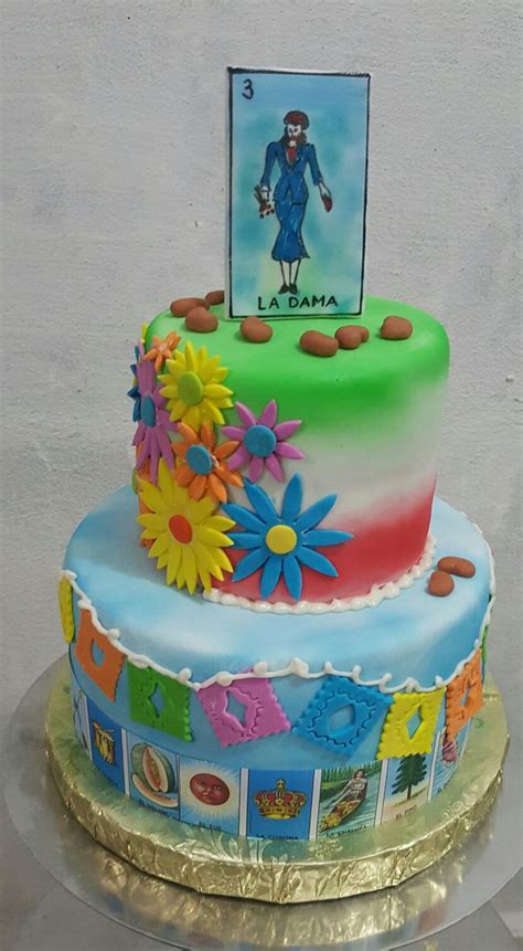 Loteria Party Cakes Mexican Party Theme Cake Decorating