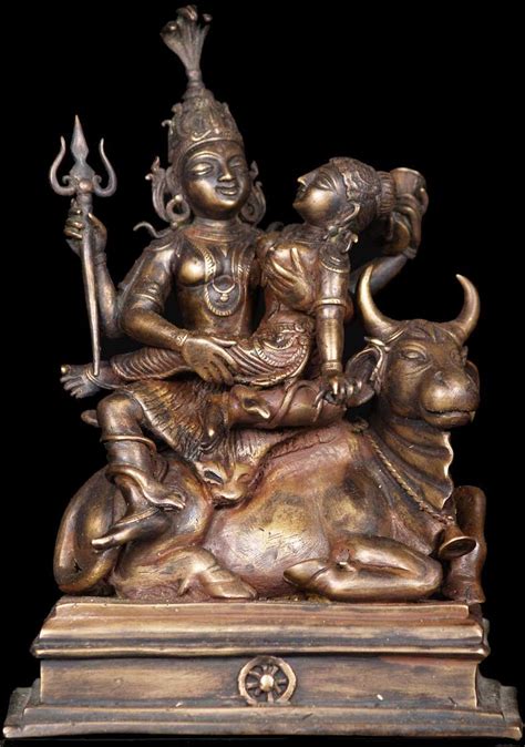Sold Shiva Statue With Shakti And Nandi 8 In 2020 Shiva Statue Hindu