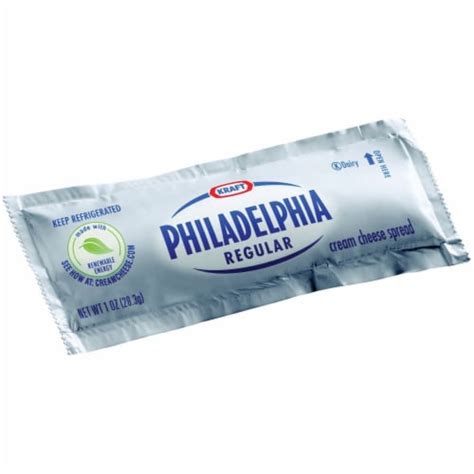 Philadelphia Regular Cream Cheese Individual Pack 1 Oz Fred Meyer