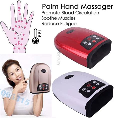 Electric Acupressure Palm Hand Massager Protector Beauty Hand Care