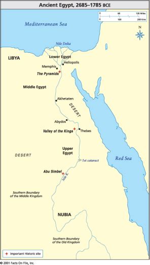 Egypt Map Ancient Egypt