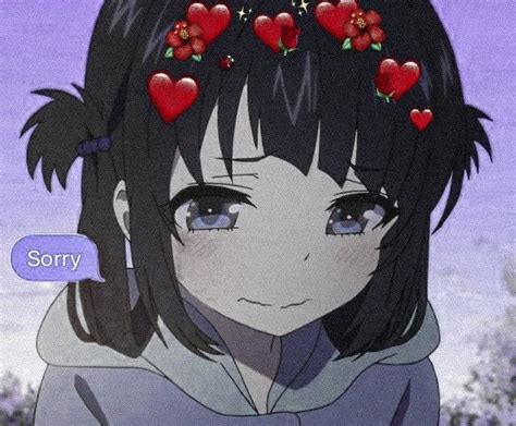 Images Of Aesthetic Sad Anime Girl Icons