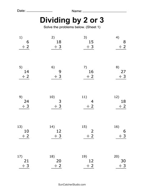 Grade 3 Division Worksheets Free And Printable K5 Learning