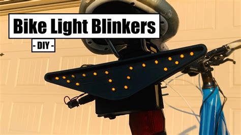 Diy Bike Light Blinkers Youtube