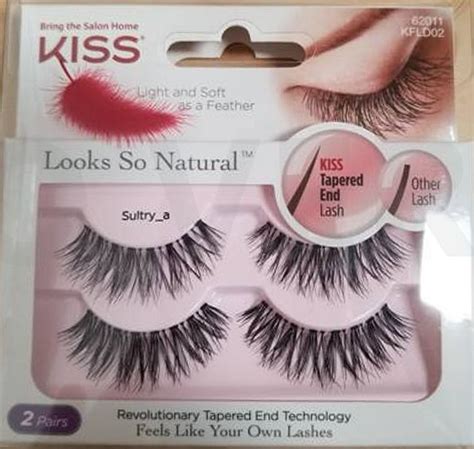 KISS Looks So Natural Lashes Double Pack Sultry Kiss Eyelashes Perfect Eyelashes How To Grow