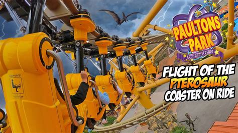 Experience The Thrilling Flight Of The Pterosaur On Ride At Paultons