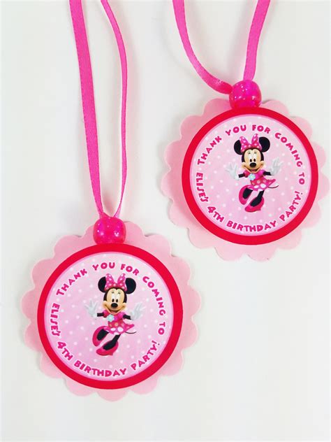 Personalized Pink Minnie Mouse 2 Scallop Birthday Party Etsy