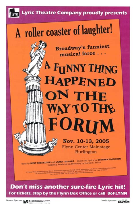A Funny Thing Happened Lyric Theatre Company