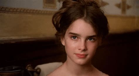 Brooke shields for the film 'pretty baby', in a photo by gary gross, 1975. Brooke Shield GIFs - Find & Share on GIPHY