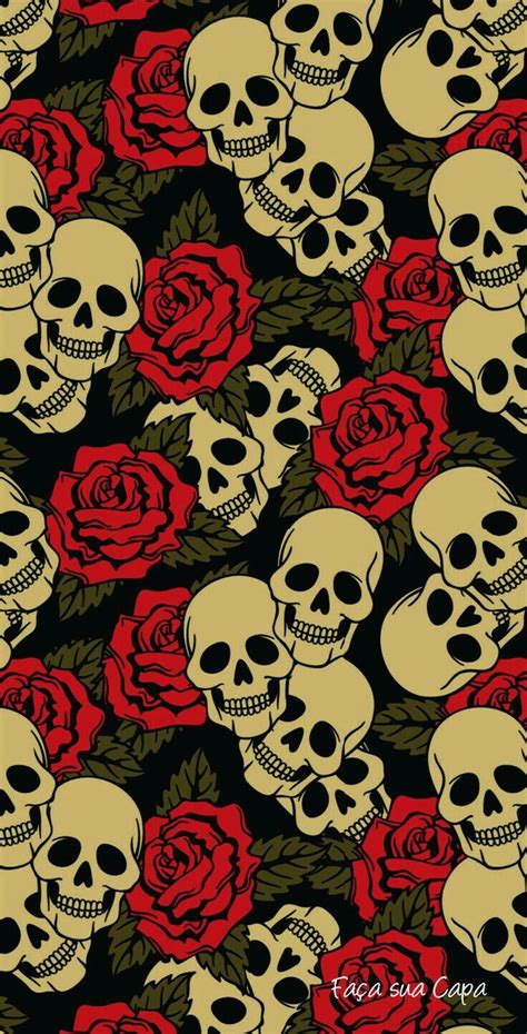 Skull And Roses Aesthetic Wallpapers Wallpaper Cave