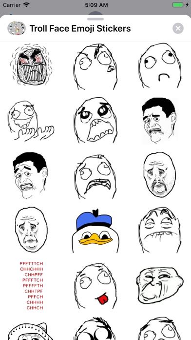 Troll Face Emoji Stickers Iphone And Ipad Game Reviews
