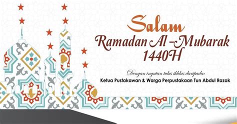 Find & download free graphic resources for ramadhan al mubarak. Salam Ramadhan Al-Mubarak 1440H daripada Ketua Pustakawan ...