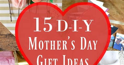 Try these mother's day messages and ideas from hallmark writers! Style, Decor & More: 15 Do It Yourself Gift Ideas for Mother's Day!