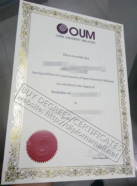 Welcome to open university malaysia (oum), one of malaysia's leading online distance learning (odl) universities. Buy degree from The Open University Malaysia._buy college ...