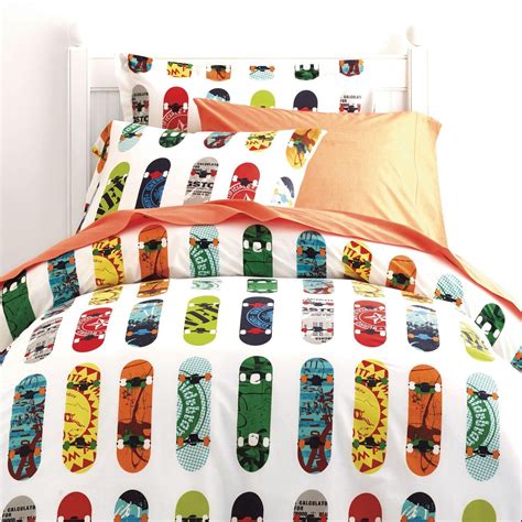 Get An Urban Look With This Skateboard Bedding Got A Rail To Grind Or