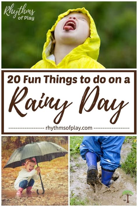 Rainy Day Activities 20 Fun Things To Do When It Rains