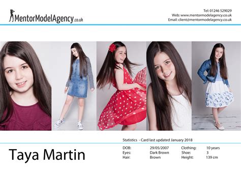 Taya M Mentor Model Agency Sheffield