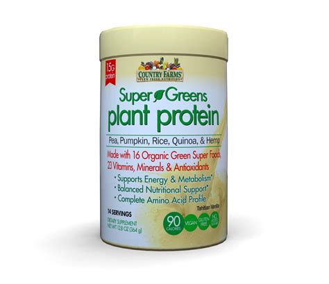 Country Farms Super Greens Reviews - Country Farms Super Greens Plant Protein - Windmill Vitamins